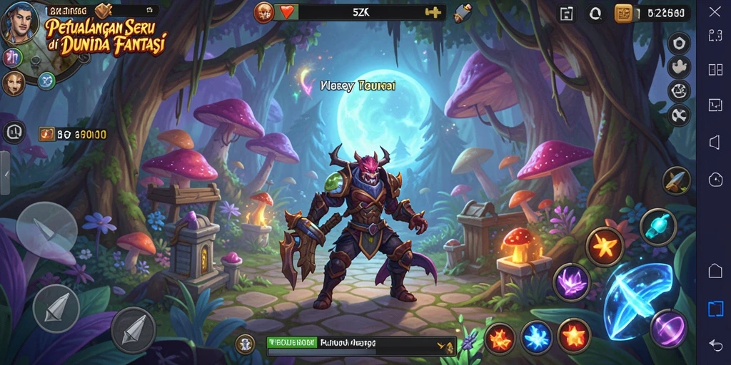 Tampilan gameplay RPG yang menakjubkan dalam 5ZK.