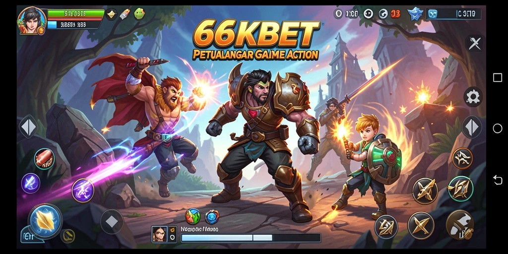 Gameplay seru yang memacu adrenalin di 66KBET.