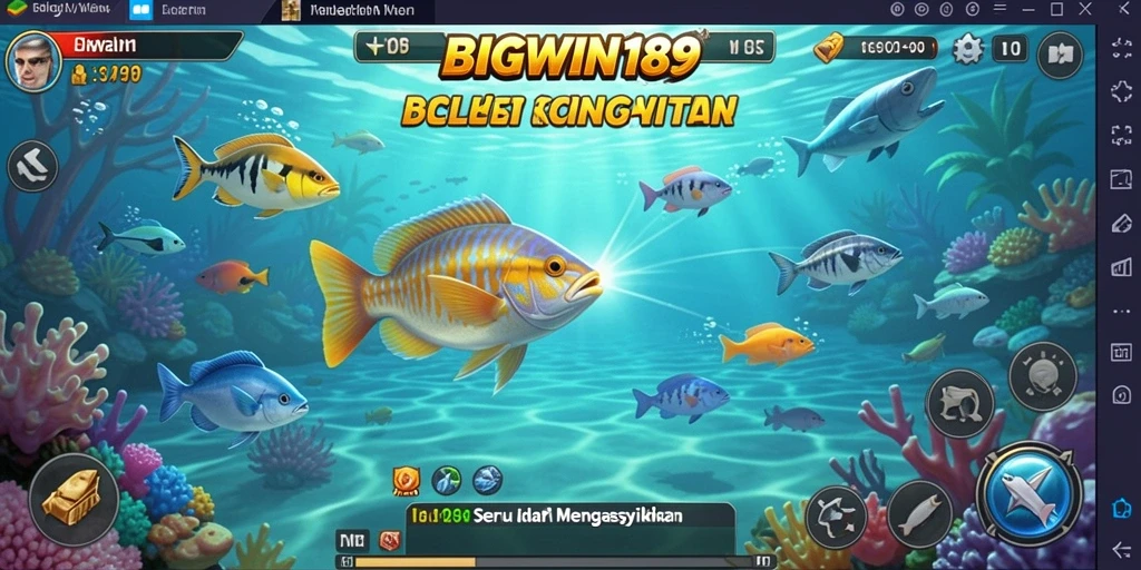 Tampilan gameplay Tembak Ikan yang seru di BIGWIN189.
