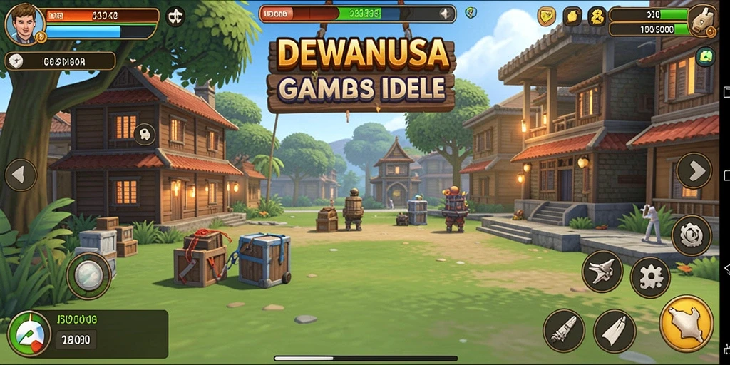 Tampilan gameplay seru DEWANUSA yang penuh strategi dan inovasi.