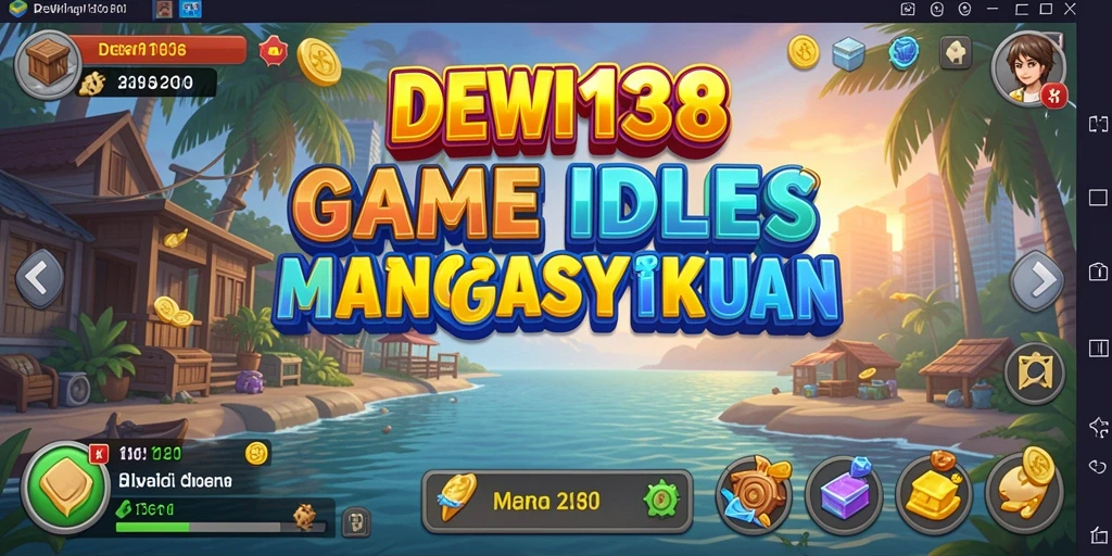 Tampilan gameplay DEWI138 dengan karakter yang menarik.