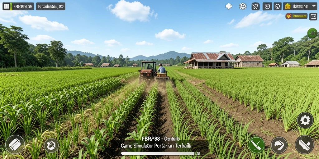 Gameplay menarik di dunia pertanian yang bisa dijelajahi.