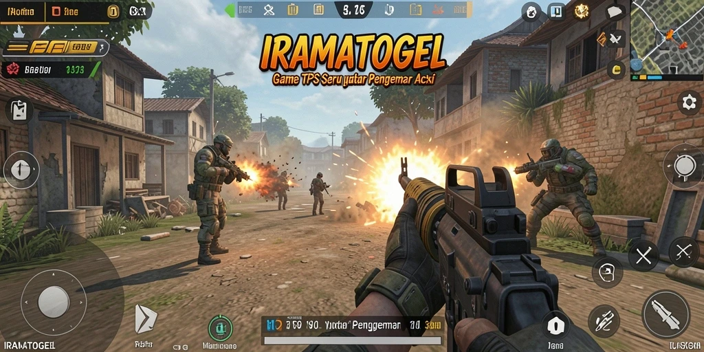 Tampilan utama gameplay IRAMATOGEL yang penuh aksi dan strategi.