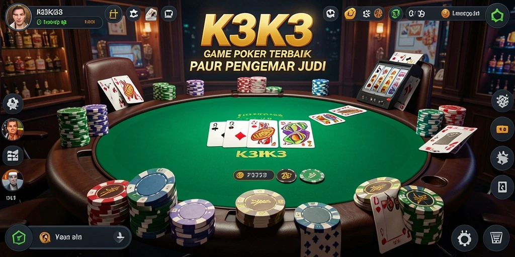 Tampilan screenshot gameplay K3K3 dengan desain menarik dan fitur interaktif.
