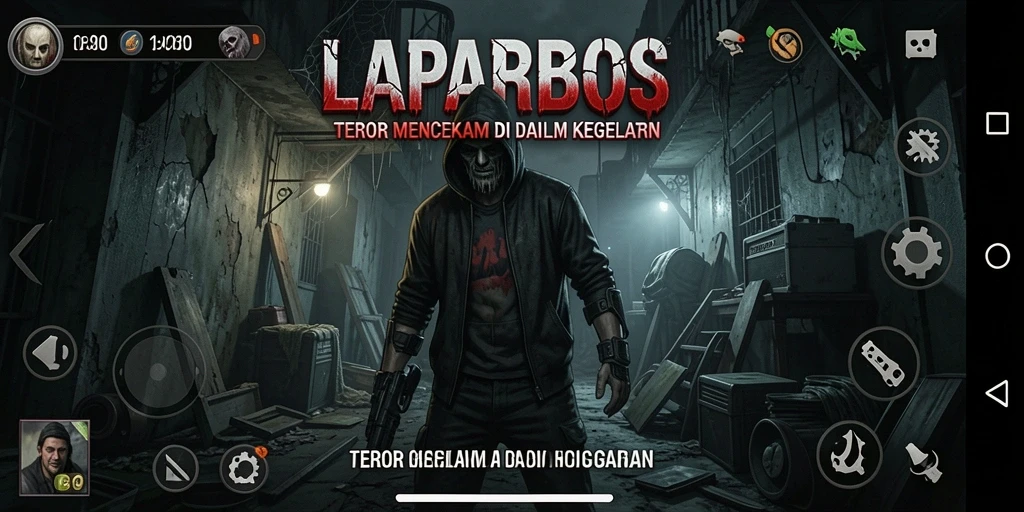 Pengalaman seram dalam gameplay LAPARBOS yang menegangkan.