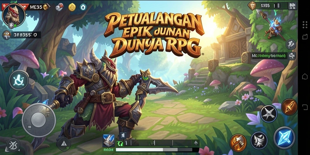 Tampilan gameplay seru di dunia fantasi ME355.