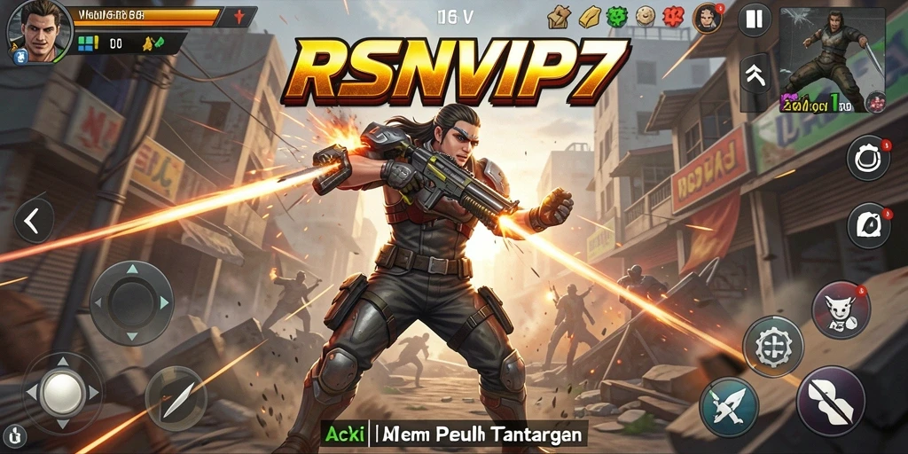 Tampilan gameplay mendebarkan dari RSNVIP7 di dunia aksi.