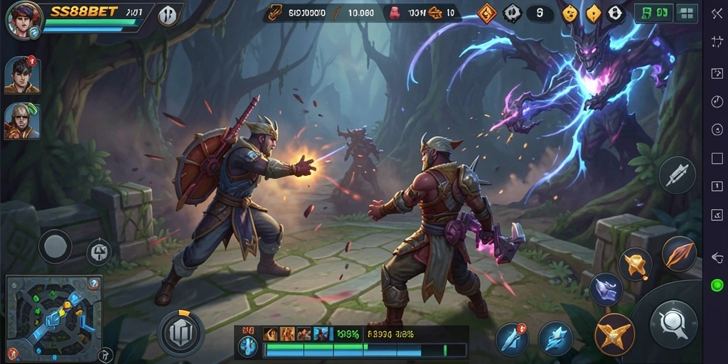 Tampilan gameplay menyeramkan dari SS88BET yang menegangkan.